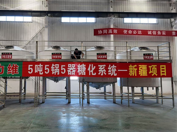 定城镇精酿啤酒设备厂—5吨精酿啤酒设备—新疆项目